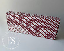 Load image into Gallery viewer, Candy Cane Striped Box - 12" x 5" x 1.5" (JUST IN!)