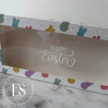 Load image into Gallery viewer, Happy Easter-  WHITE GLOSSY -Box Decals