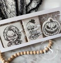 Load image into Gallery viewer, Happy Halloween WHITE GLOSS -Box Decals (JUST IN!)
