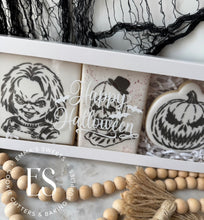 Load image into Gallery viewer, Happy Halloween WHITE GLOSS -Box Decals (JUST IN!)