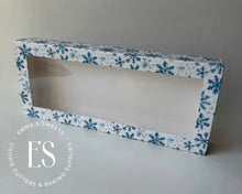 Load image into Gallery viewer, Snowflakes Box- 12" x 5" x 1.5" (JUST IN!)
