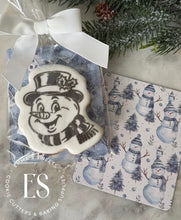 Load image into Gallery viewer, Frosty The Snow Man Cookie Cutter For stencil