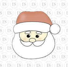 Load image into Gallery viewer, Santa Claus Face 1