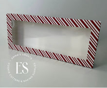 Load image into Gallery viewer, Candy Cane Striped Box - 12" x 5" x 1.5" (JUST IN!)