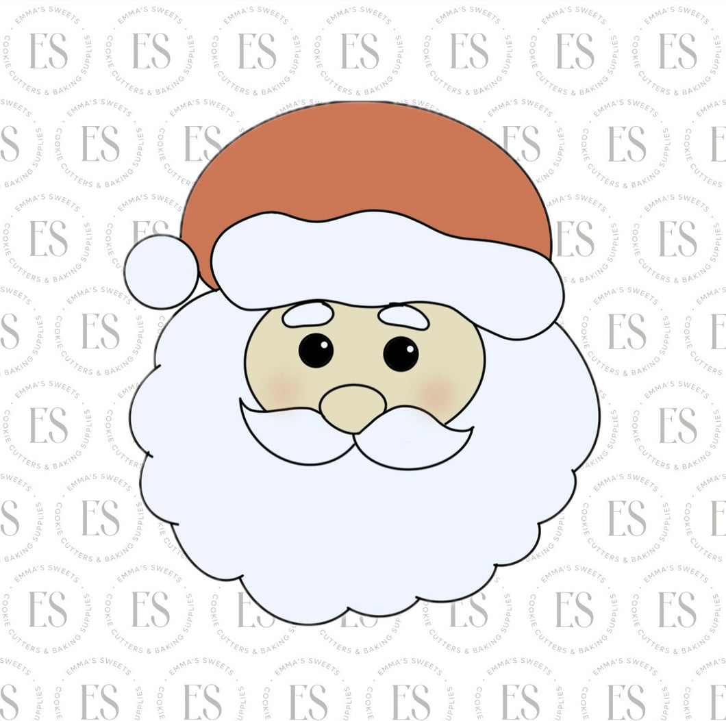 Santa Claus Face 2 **new sizes added**