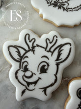 Load image into Gallery viewer, Rudolph The Reindeer Cookie Cutter (For stencil)