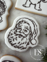 Load image into Gallery viewer, Vintage Santa Claus Stencil
