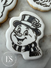 Load image into Gallery viewer, Frosty The Snow Man Cookie Cutter For stencil