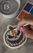Load image into Gallery viewer, Scary Pumpkin Cookie Cutter (for stencil)