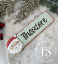 Load image into Gallery viewer, Long Santa Face Plaque