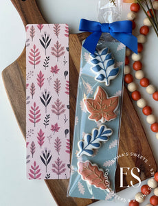 Muted Leaves - Tall Greaseproof Backers