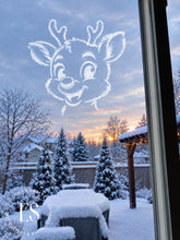 Load image into Gallery viewer, Rudolph The Reindeer Stencil (JUMBO SIZE)