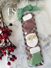 Load image into Gallery viewer, Joy and Plaid - Tall Greaseproof Backers