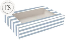 Load image into Gallery viewer, Blue Stripes Box 12&quot; x 5&quot; x 1.5&quot;