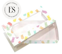 Load image into Gallery viewer, Bunny Peeps and Dots Box 12&quot; x 5&quot; x 1.5&quot;
