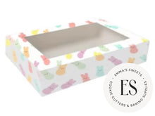 Load image into Gallery viewer, Bunny Peeps and Dots Box 12&quot; x 5&quot; x 1.5&quot;
