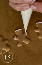 Load image into Gallery viewer, Gingerbread 1.5" High - Royal Icing Transfer Sheet