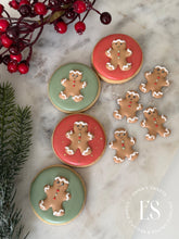 Load image into Gallery viewer, Gingerbread 1.5" High - Royal Icing Transfer Sheet