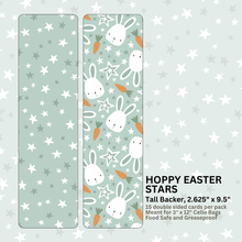 Load image into Gallery viewer, HOPPY EASTER STARS - 9.5&quot; x 2.625&quot; TALL BACKERS