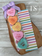 Load image into Gallery viewer, Conversation Hearts- Tall Greaseproof Backers