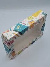 Load image into Gallery viewer, COOKIE BOX- CUTE SCHOOL SUPPLIES - 7&quot; x 5&quot; x 1.25&quot;