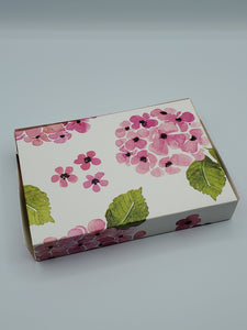 COOKIE BOX- HYDRANGEA - 7" x 5" x 1.25"