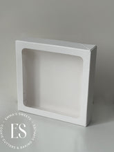Load image into Gallery viewer, White Cookie Box With Clear Window 4.5" x 4.5" x 1"