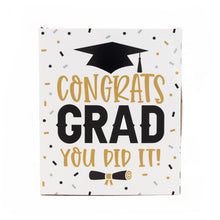 Load image into Gallery viewer, Greeting Card – “Congrats Grad” – 4.25″ x 5″ Box