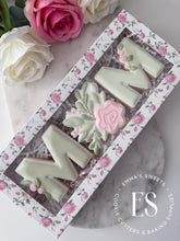 Load image into Gallery viewer, Pink Roses Box 12" x 5" x 1.5” (low quantities)