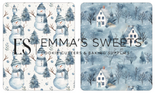 Load image into Gallery viewer, WINTER SNOWMAN -3.625" x 4.5" Small Square Backers (JUST IN!)