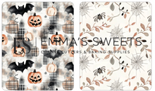 Load image into Gallery viewer, PUMKINS AND BATS -3.625" x 4.5" Small Square Backers (JUST IN!)