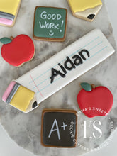 Load image into Gallery viewer, Long Classroom Pencil Plaque