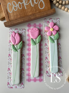 Pink Roses- Tall Greaseproof Backers (JUST IN!!!)