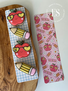 Retro School/Grid- Tall Greaseproof Backers (JUST IN!!)