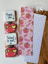 Load image into Gallery viewer, Retro School/Grid- Tall Greaseproof Backers (JUST IN!!)