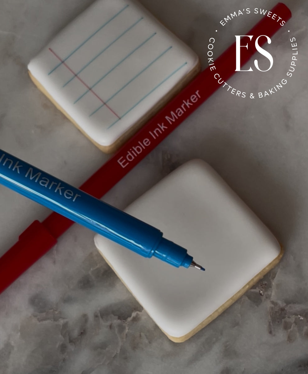 10pc Dual Tipped Edible Food Pens- .7mm and Brush – Emma's Sweets