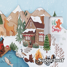 Load image into Gallery viewer, Winter Wonders 12 Day Advent Calendar Box with clear Insert (BUNDLE of 10)