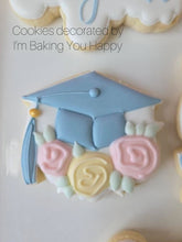 Load image into Gallery viewer, Graduation Hat With Flowers