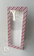 Load image into Gallery viewer, Candy Cane Striped Box - 12" x 5" x 1.5" (JUST IN!)