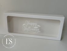 Load image into Gallery viewer, Happy Halloween WHITE GLOSS -Box Decals (JUST IN!)