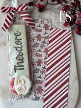 Load image into Gallery viewer, GINGERBREAD AND CANDYCANE STRIPES- Tall Greaseproof Backers (JUST IN)