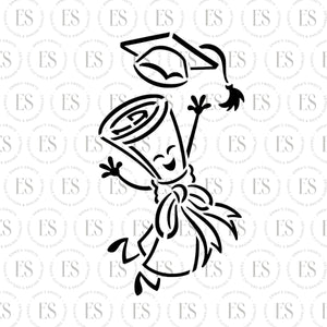 PYO Jumping Diploma Stencil