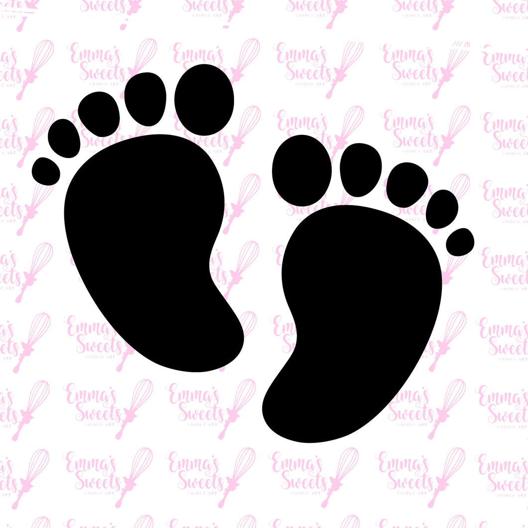 Little Baby Feet Stencil