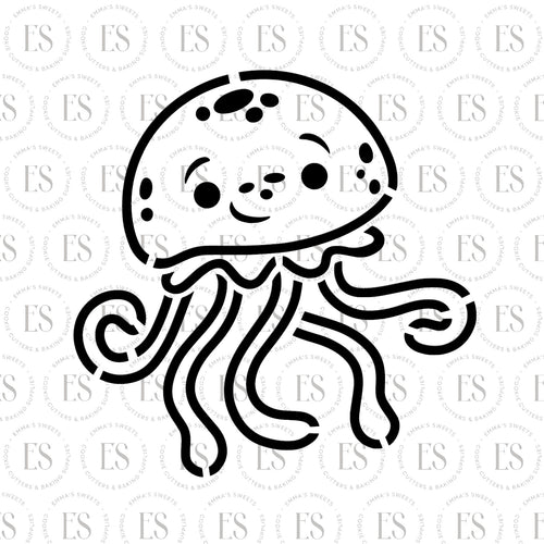 PYO Baby Octopus Stencil