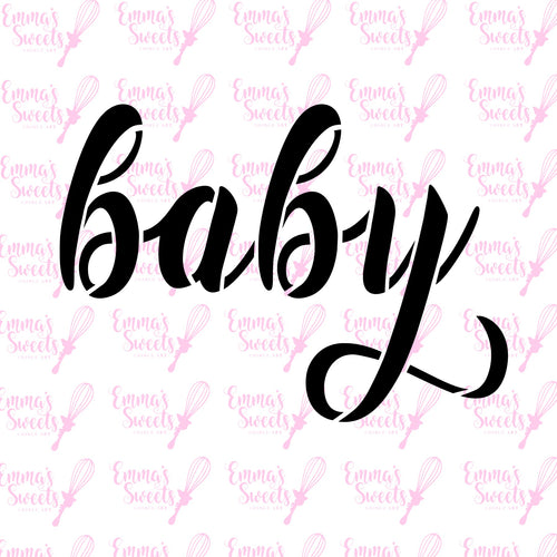 Baby Script 1 Stencil