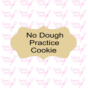 "NO DOUGH" Practice Cookie - Scallop Plaque 1