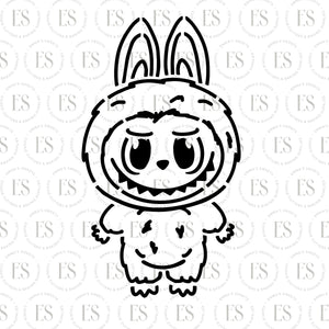 Bubu Stencil (SEE DESCRIPTION FOR LINK TO MATCHING CUTTER)
