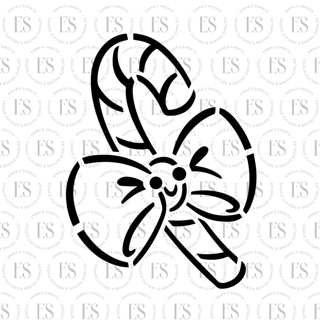 PYO Candy Cane Stencil