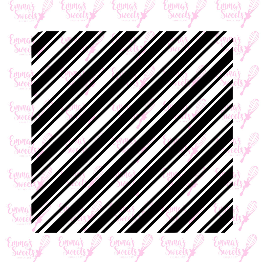 Candy Stripe Stencil