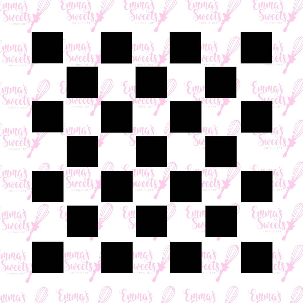 Checker board Stencil